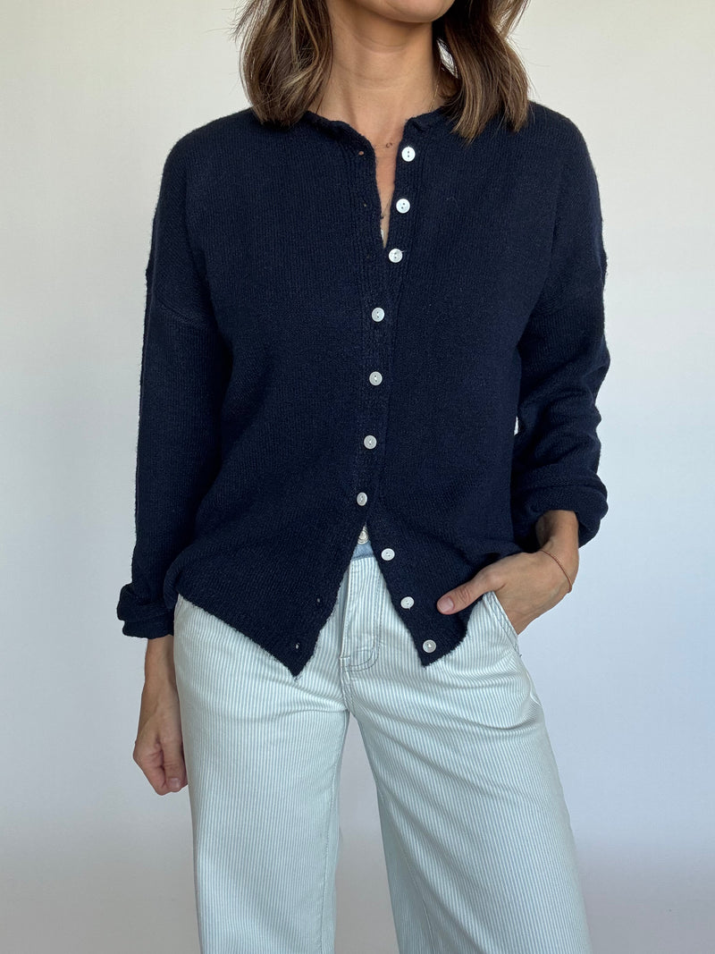 Classic Cardigan - Navy