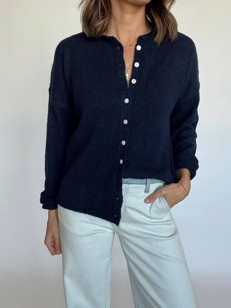 Classic Cardigan - Navy