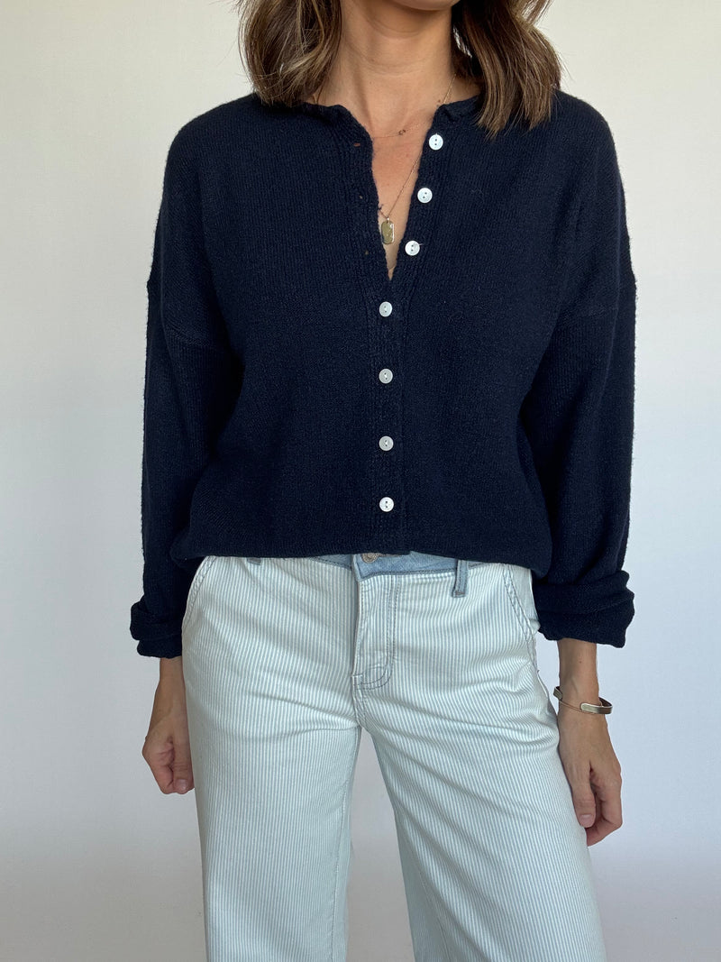 Classic Cardigan - Navy