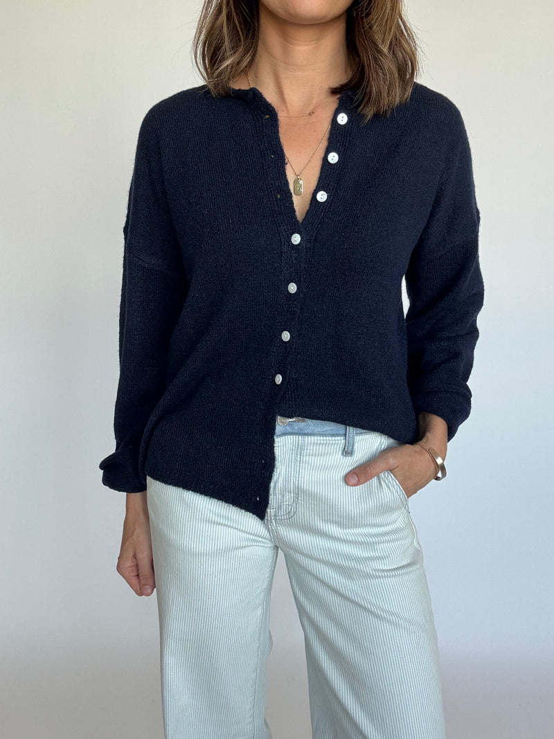 Classic Cardigan - Navy