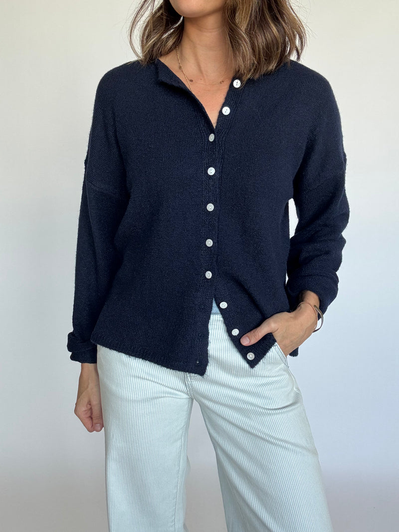 Classic Cardigan - Navy