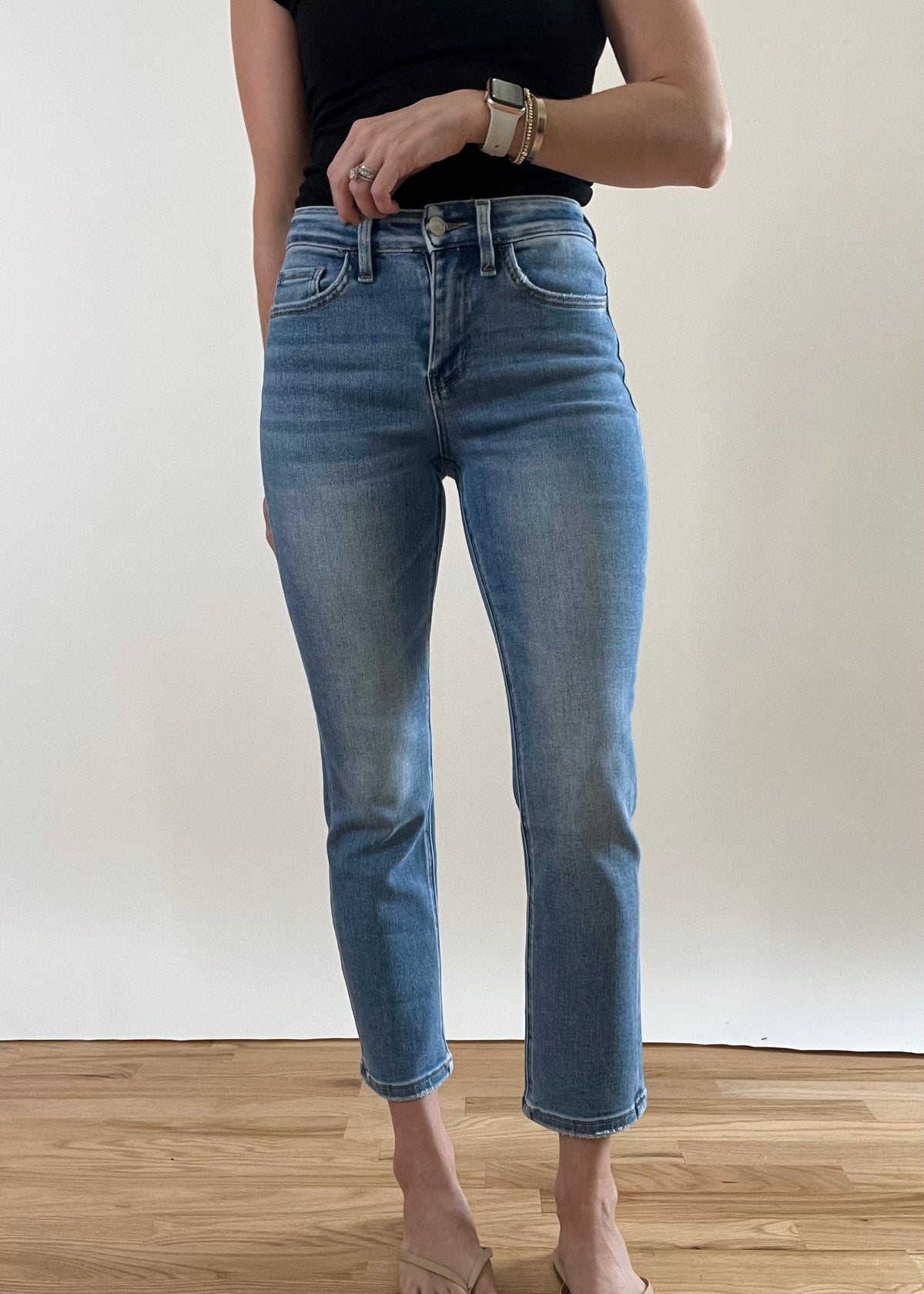 Stella High Rise Slim Straight Jeans