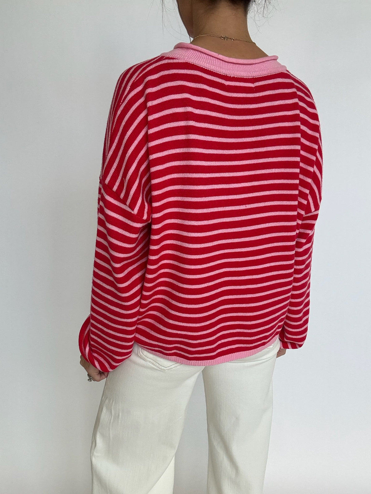 Elise Striped Cardigan