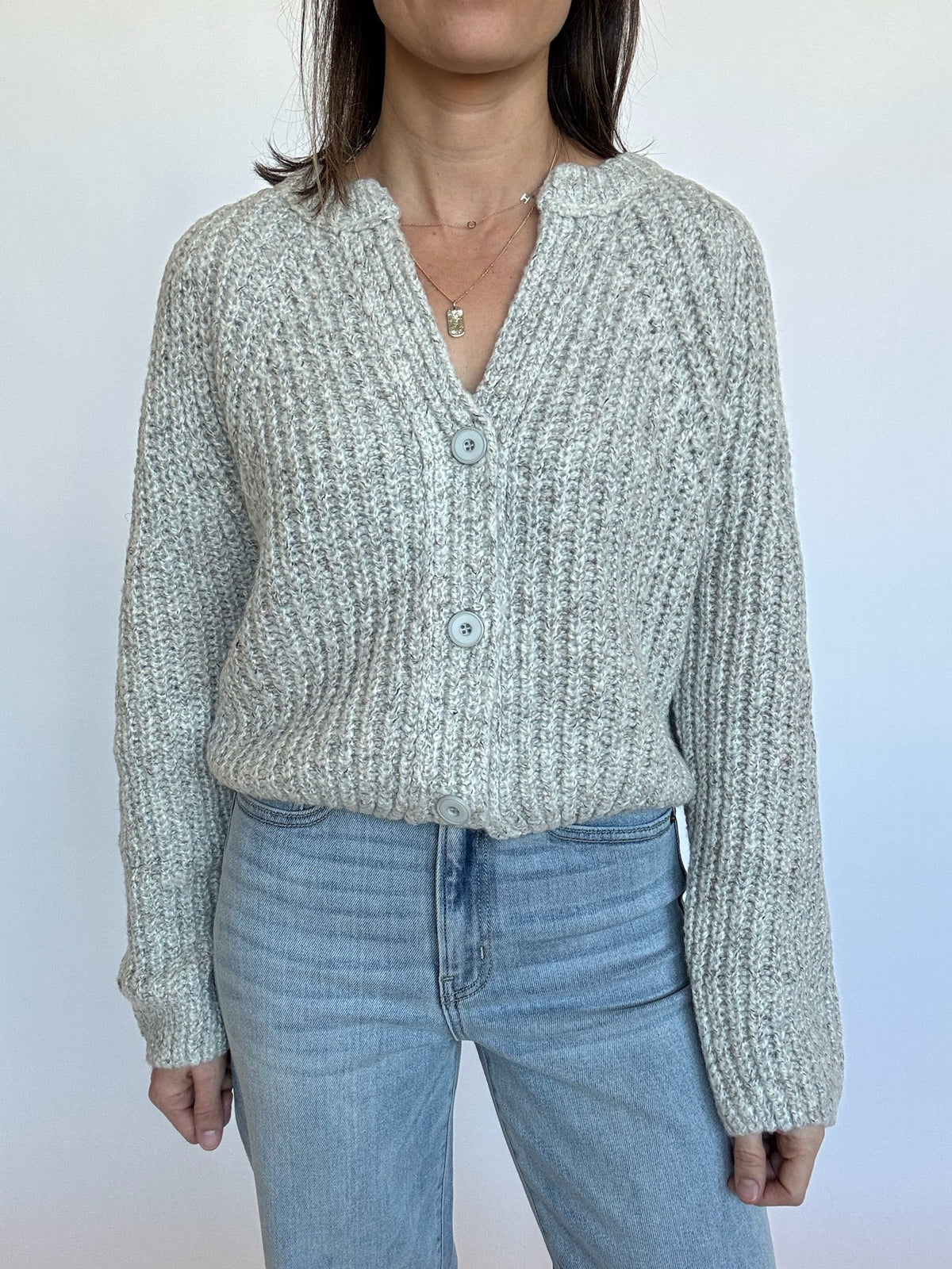 Parker Cardigan - Heather Gray