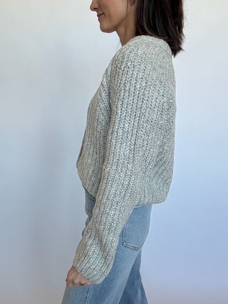 Parker Cardigan - Heather Gray