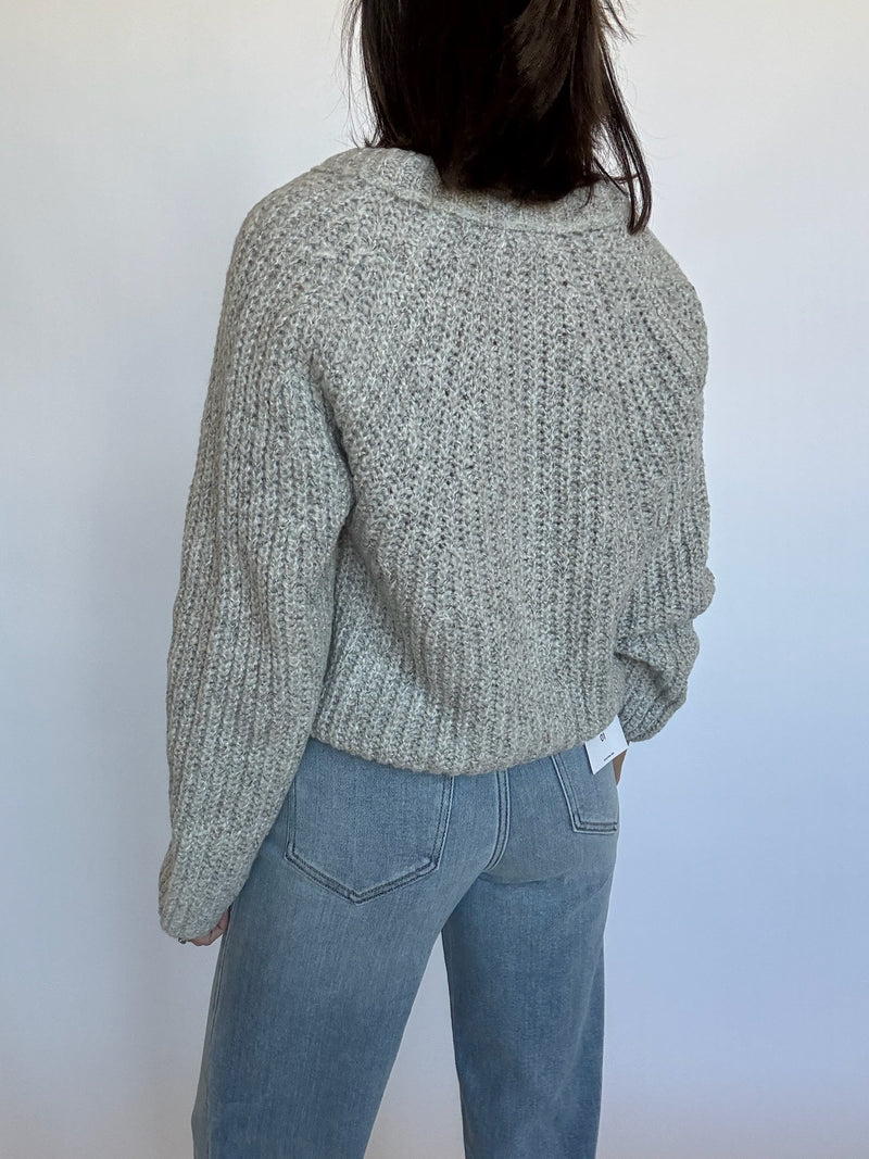 Parker Cardigan - Heather Gray