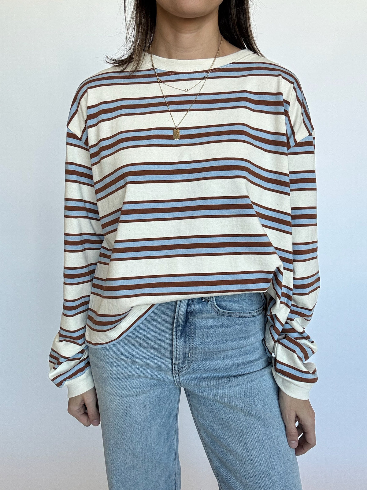 Bailey Striped Long Sleeve Tee