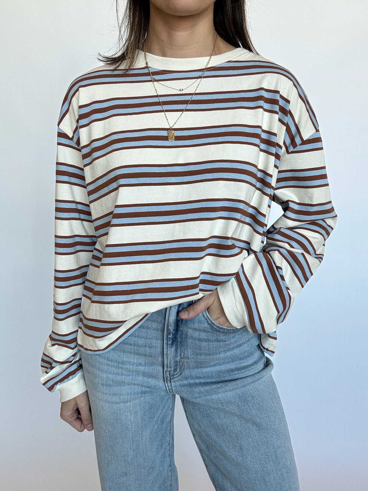 Bailey Striped Long Sleeve Tee
