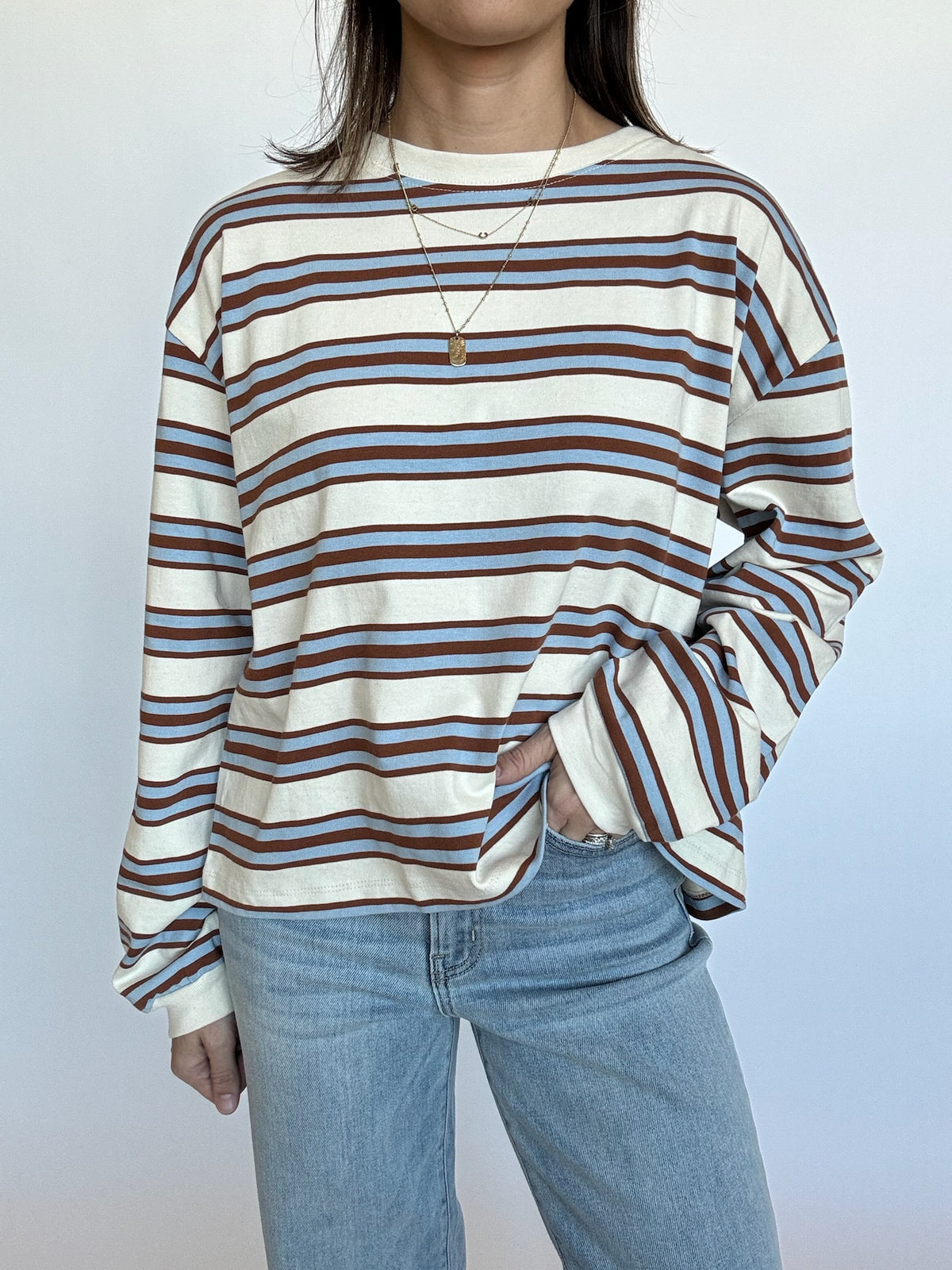 Bailey Striped Long Sleeve Tee