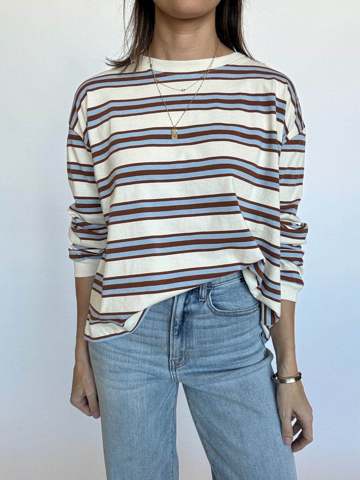 Bailey Striped Long Sleeve Tee