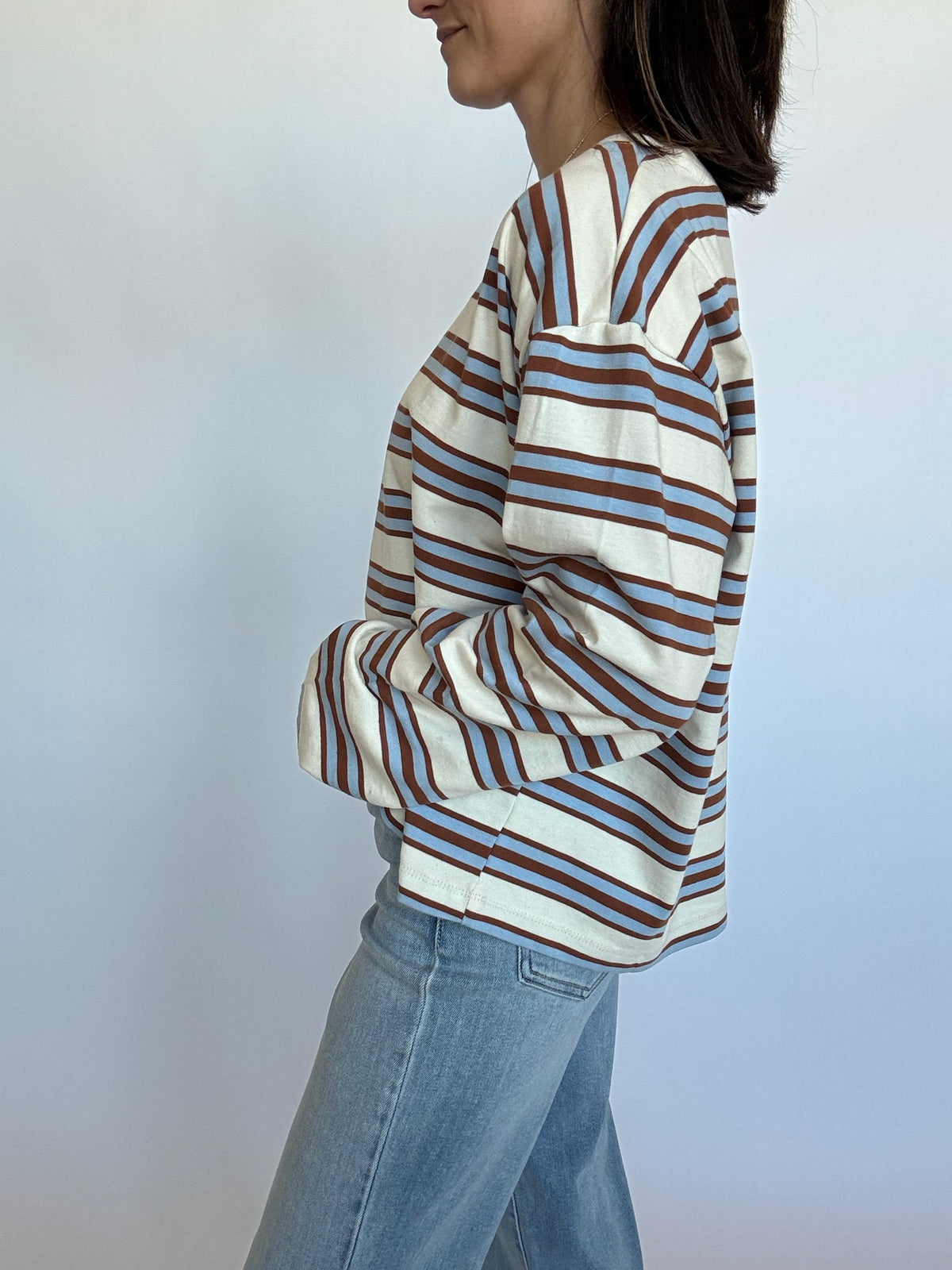 Bailey Striped Long Sleeve Tee