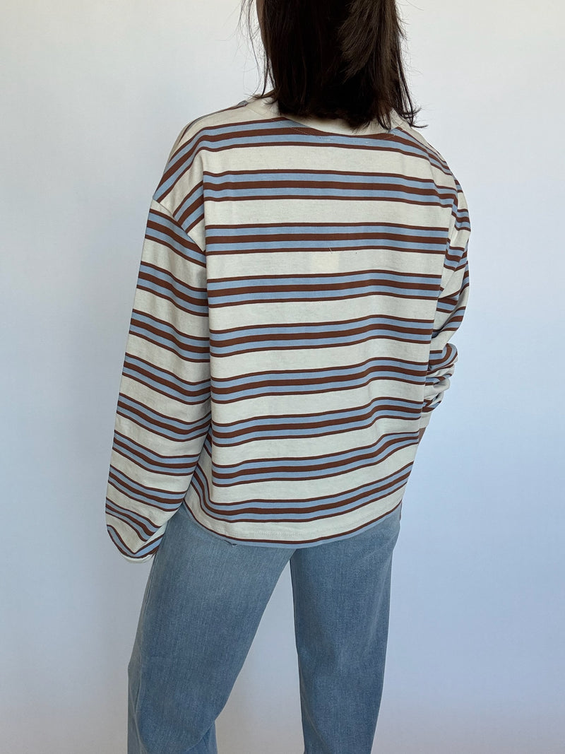Bailey Striped Long Sleeve Tee
