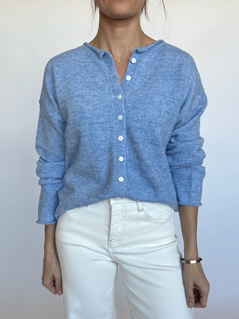 Classic Cardigan - Blue
