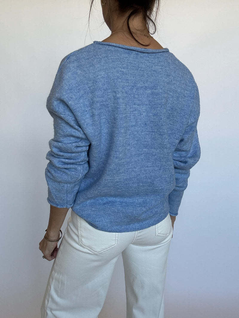 Classic Cardigan - Blue