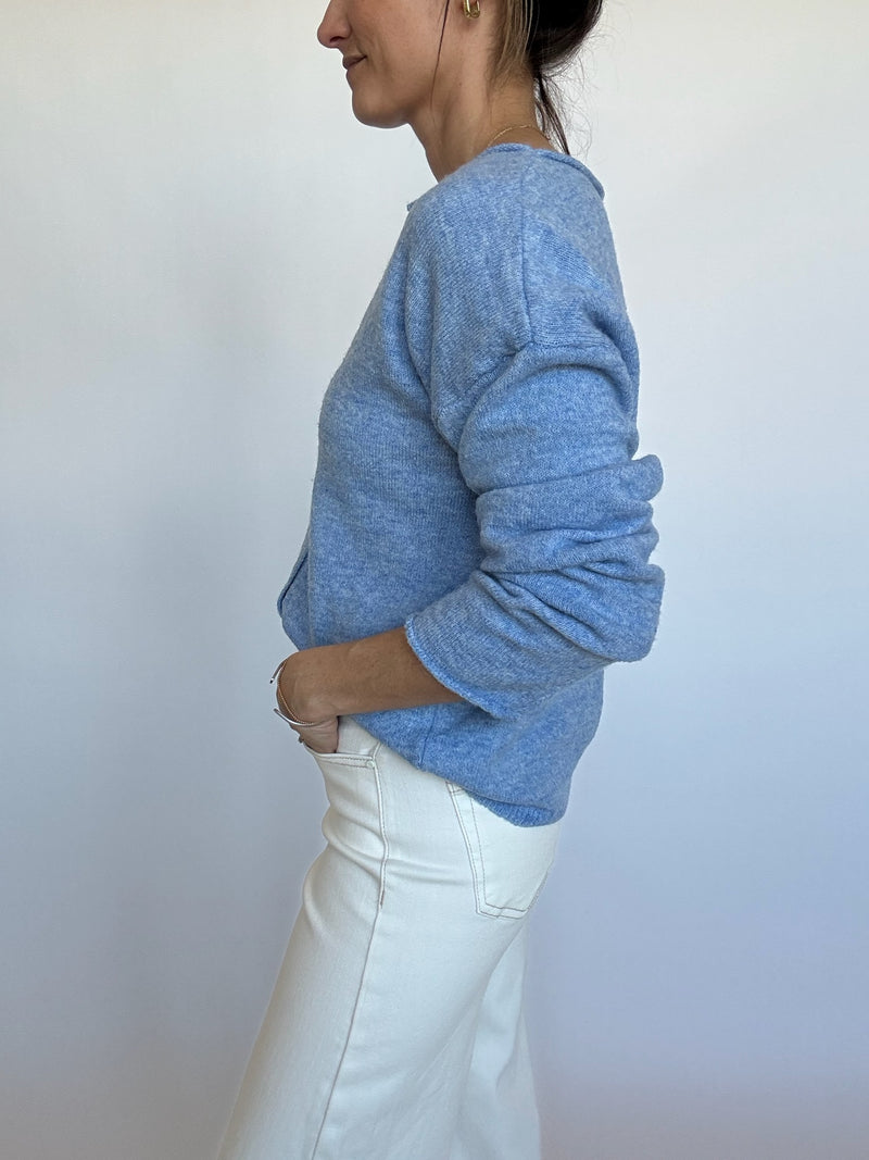 Classic Cardigan - Blue