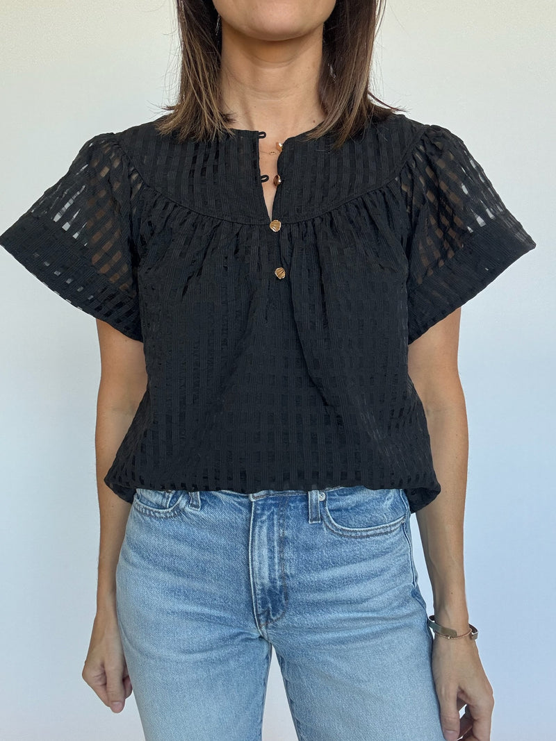 Ryan Flutter Sleeve Top