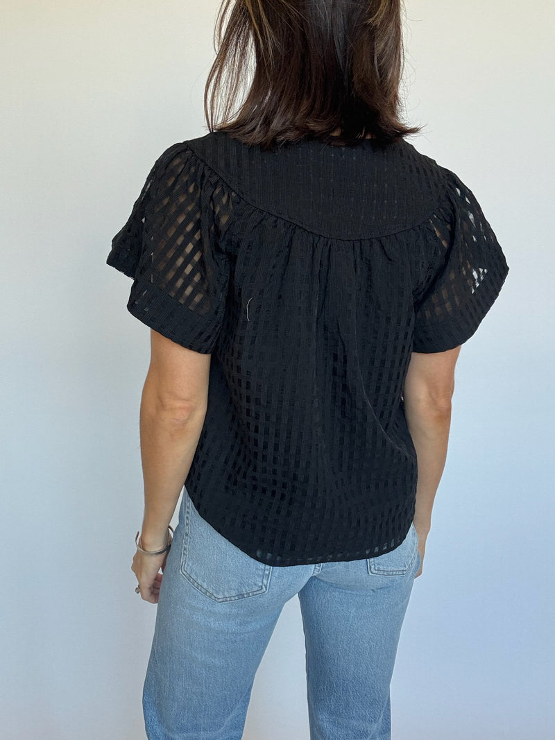Ryan Flutter Sleeve Top