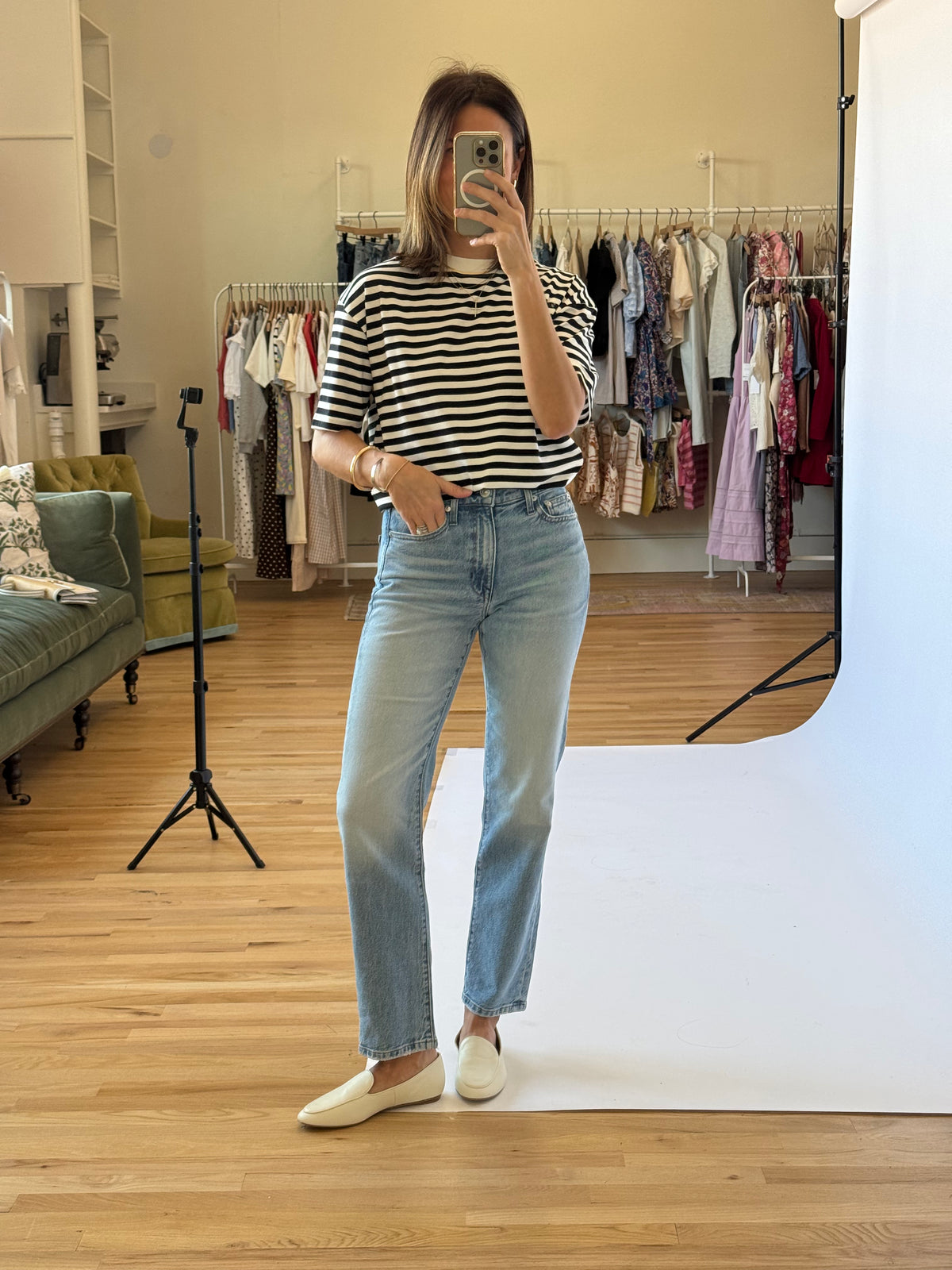 Lennon Essential Striped Tee