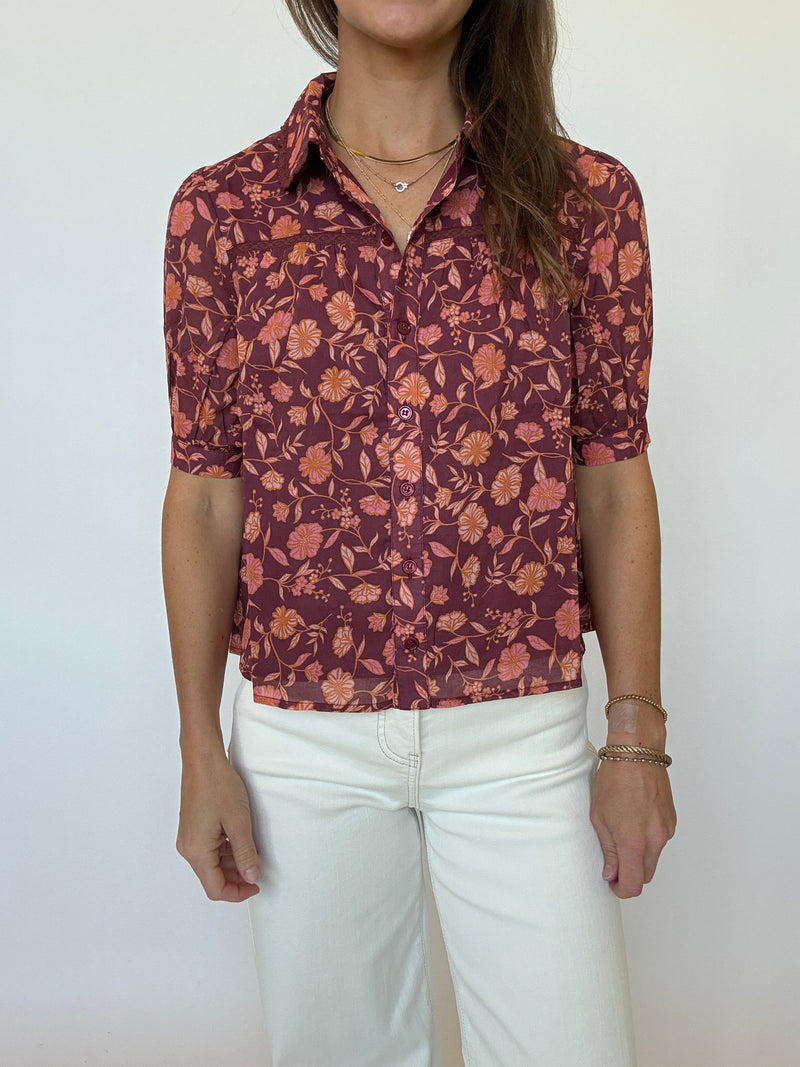 Ember Floral Top