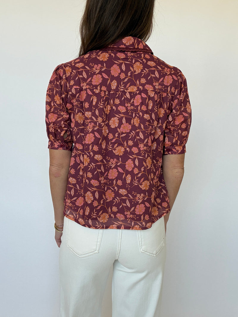 Ember Floral Top