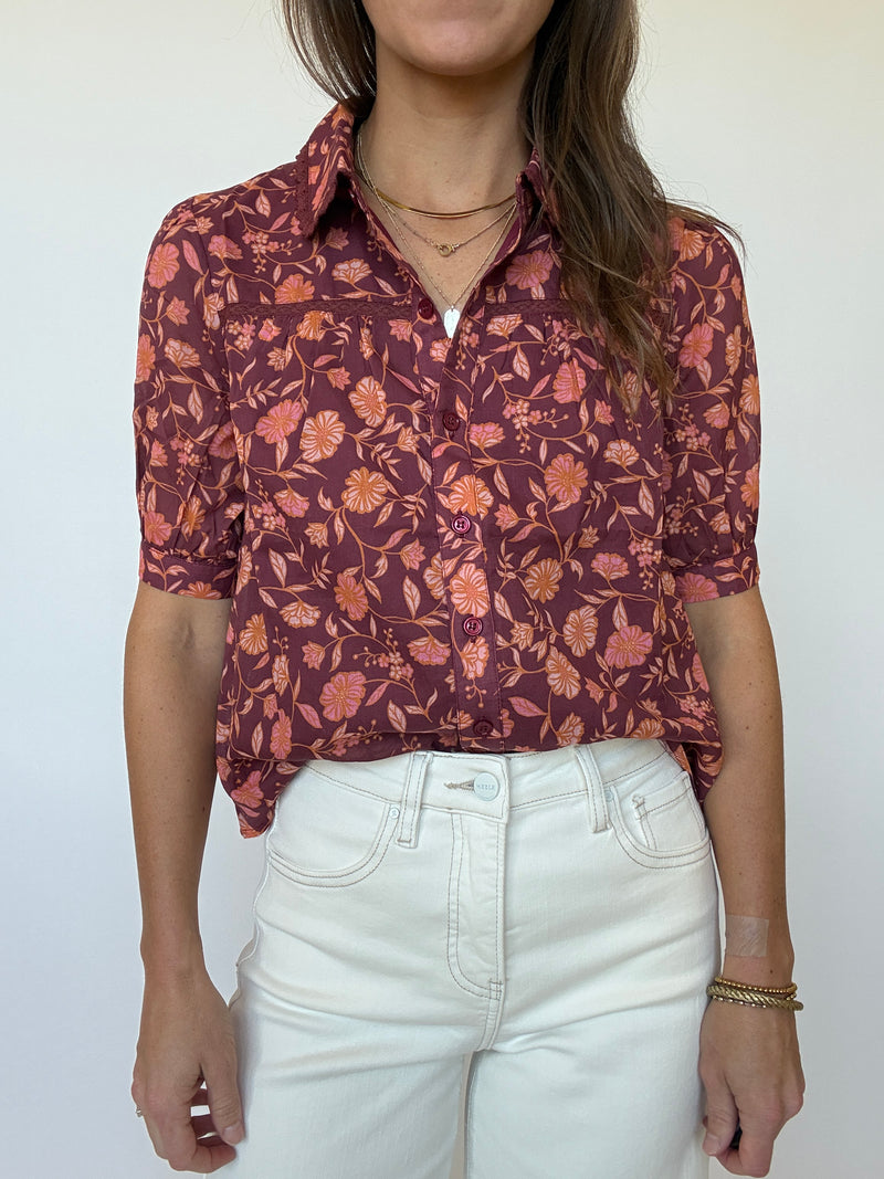 Ember Floral Top