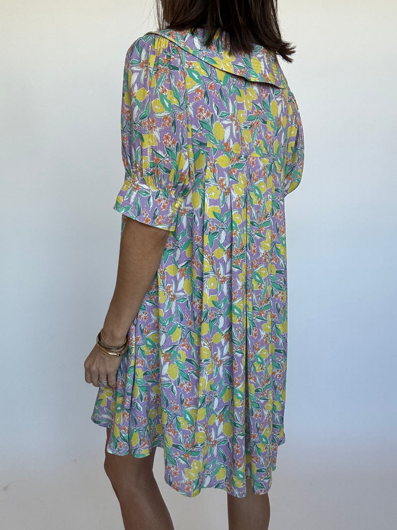 Citron Flowy Sundress