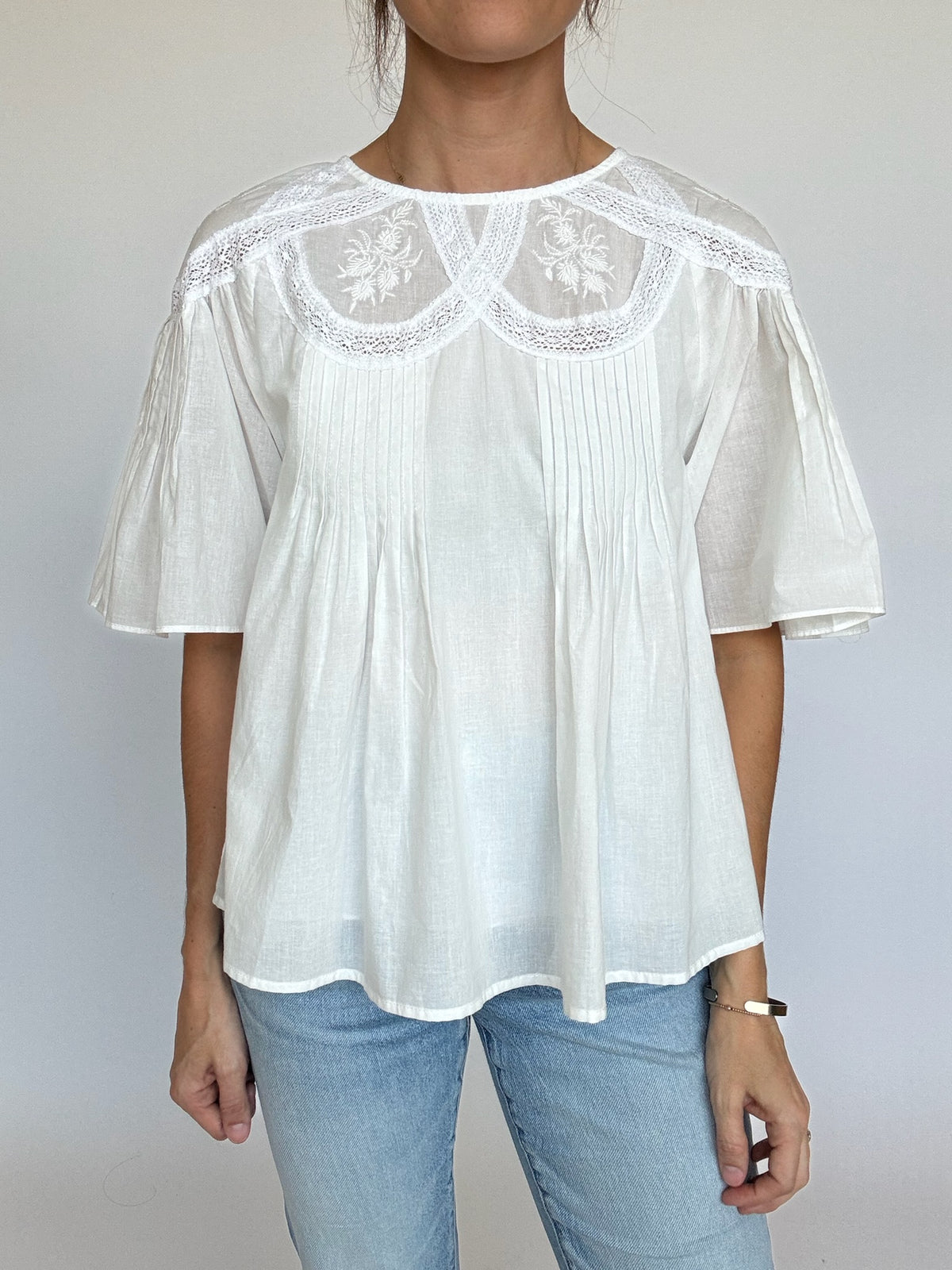 Eloise Lace Detail Top