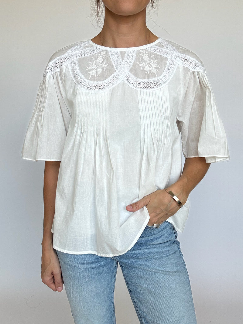 Eloise Lace Detail Top