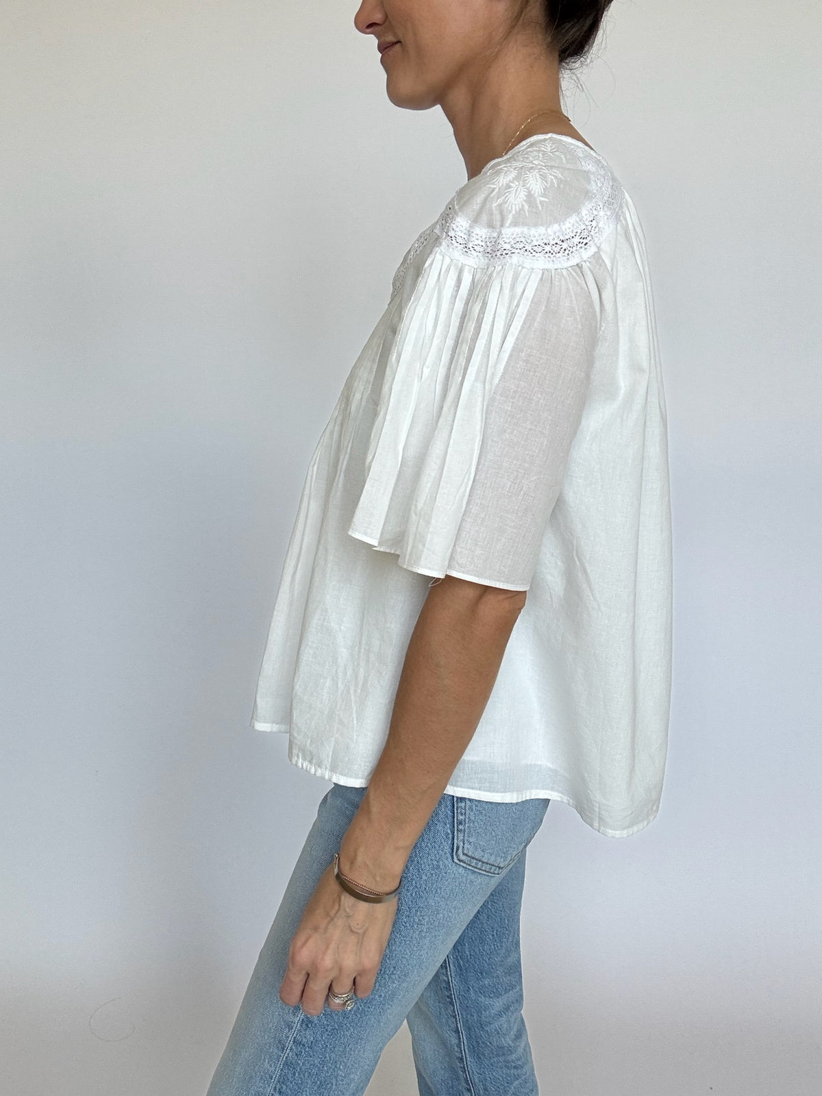 Eloise Lace Detail Top