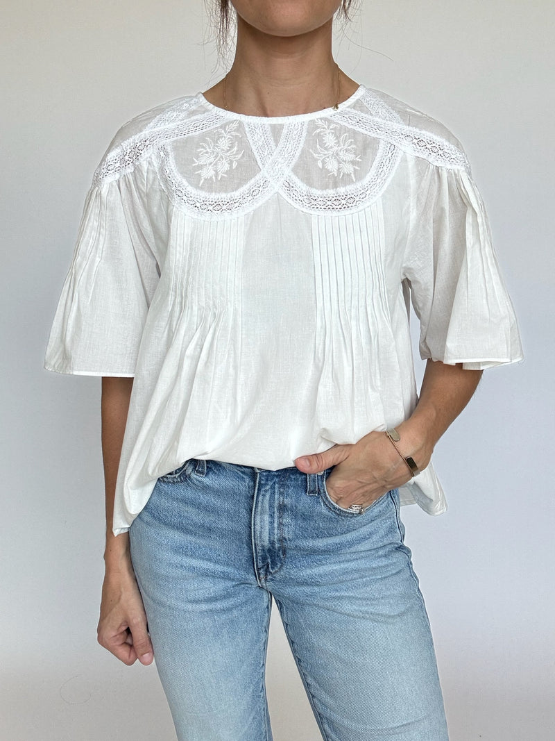 Eloise Lace Detail Top